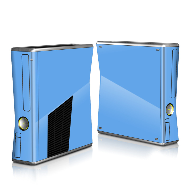 Xbox 360 S Skin - Solid State Blue (Image 1)