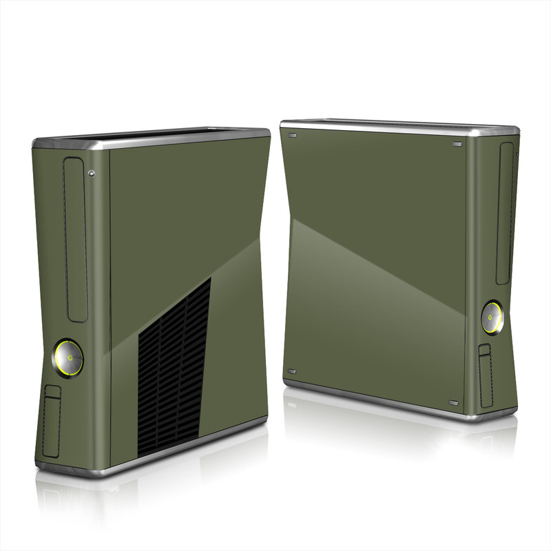 Xbox 360 S Skin - Solid State Olive Drab (Image 1)