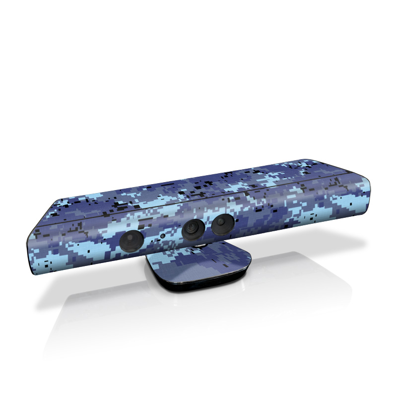 Xbox Kinect Skin - Digital Sky Camo (Image 1)