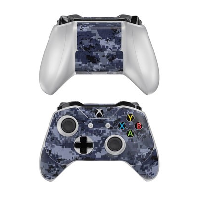 Microsoft Xbox One Controller Skin - Digital Navy Camo
