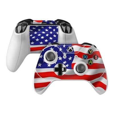 Microsoft Xbox One Controller Skin - USA Flag