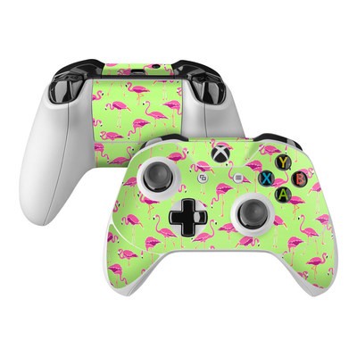 Microsoft Xbox One Controller Skin - Flamingo Day