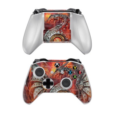 Microsoft Xbox One Controller Skin - Furnace Dragon
