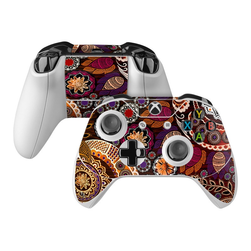 Microsoft Xbox One Controller Skin - Autumn Mehndi (Image 1)