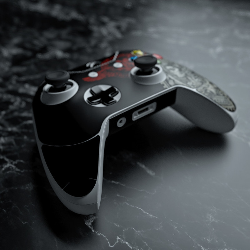 Microsoft Xbox One Controller Skin - Black Penny (Image 5)