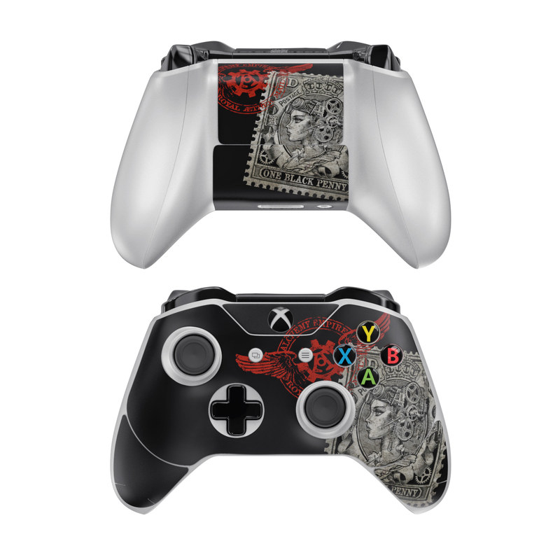 Microsoft Xbox One Controller Skin - Black Penny (Image 1)