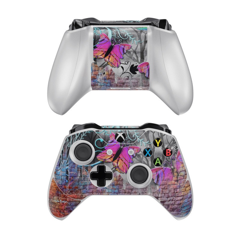 Microsoft Xbox One Controller Skin - Butterfly Wall (Image 1)
