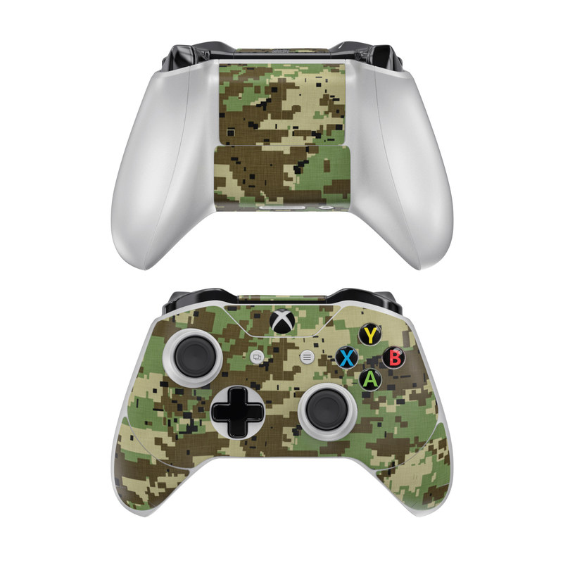 Microsoft Xbox One Controller Skin - Digital Woodland Camo (Image 1)
