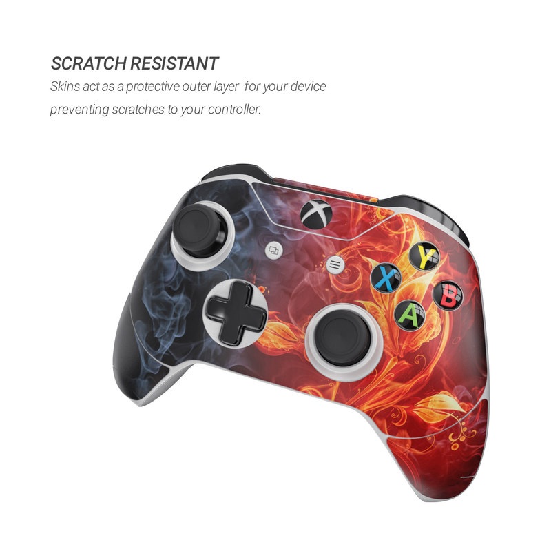 Microsoft Xbox One Controller Skin - Flower Of Fire (Image 3)