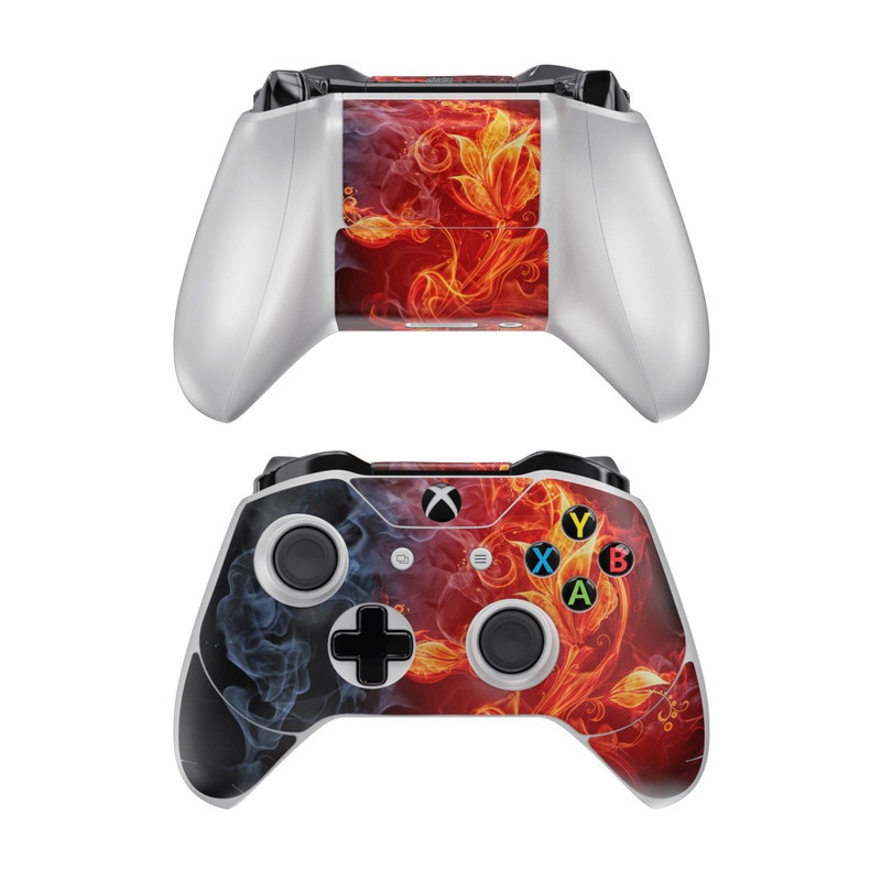Microsoft Xbox One Controller Skin - Flower Of Fire (Image 1)
