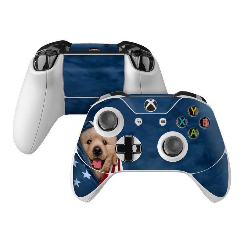 Microsoft Xbox One Controller Skin - Patriotic Retriever (Image 1)
