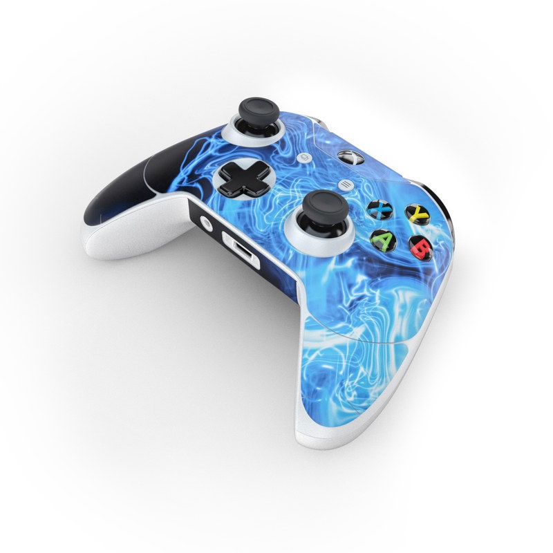 Microsoft Xbox One Controller Skin - Blue Quantum Waves (Image 4)