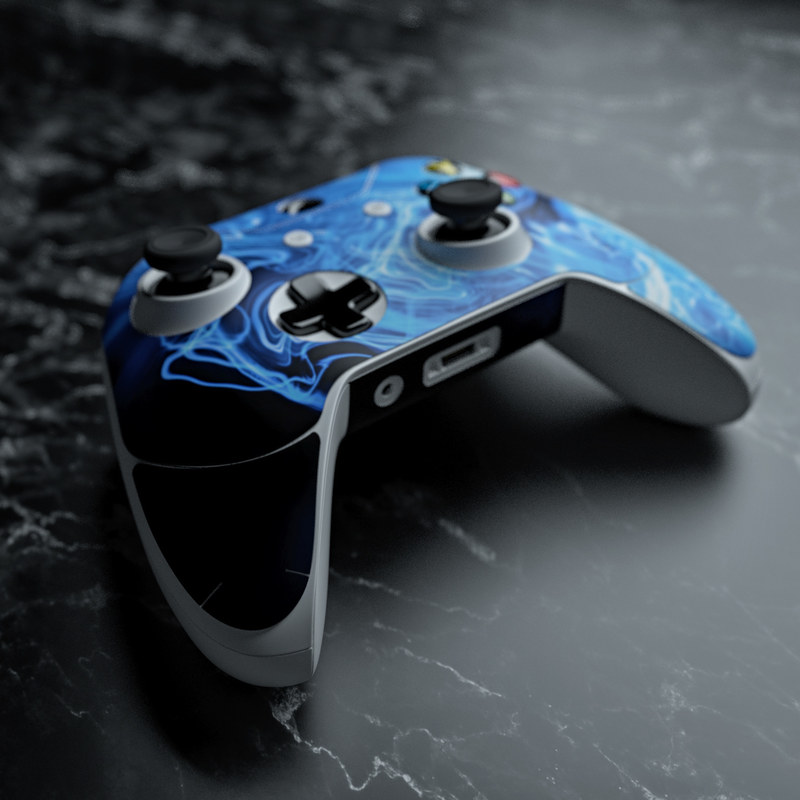 Microsoft Xbox One Controller Skin - Blue Quantum Waves (Image 5)