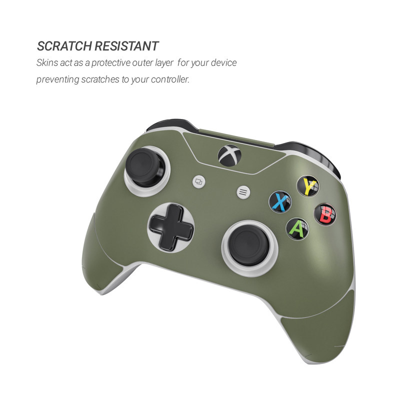Microsoft Xbox One Controller Skin - Solid State Olive Drab (Image 3)