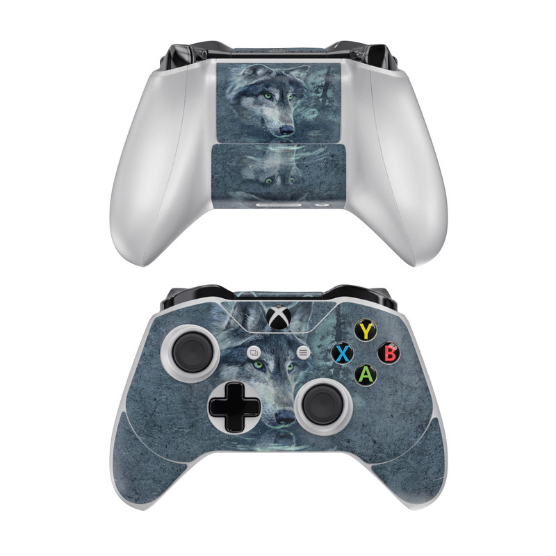 Microsoft Xbox One Controller Skin - Wolf Reflection (Image 1)