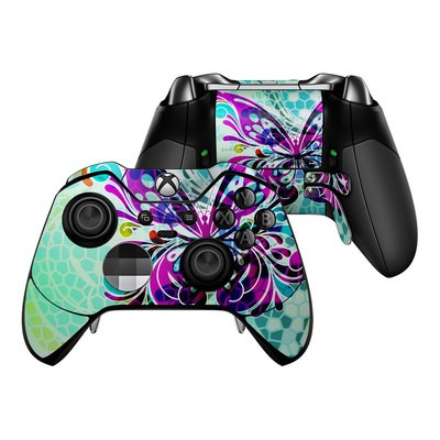Microsoft Xbox One Elite Controller Skin - Butterfly Glass