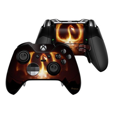 Microsoft Xbox One Elite Controller Skin - Fire Dragon