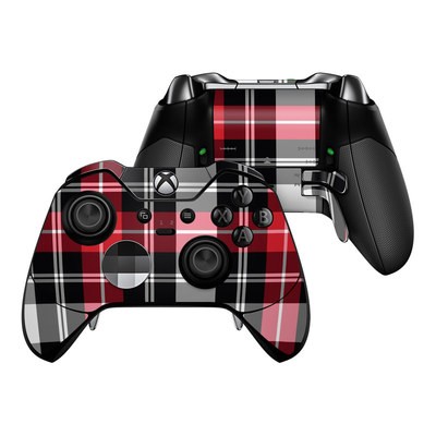 Microsoft Xbox One Elite Controller Skin - Red Plaid