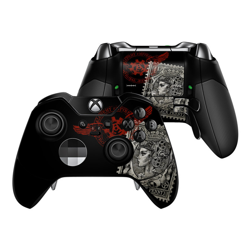 Microsoft Xbox One Elite Controller Skin - Black Penny (Image 1)