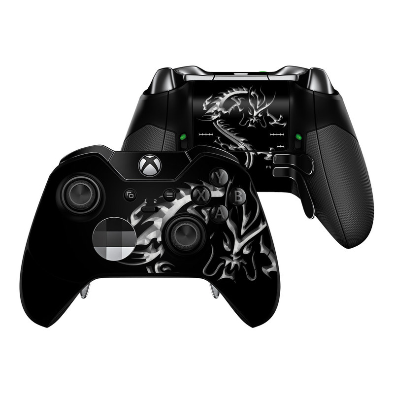 Microsoft Xbox One Elite Controller Skin - Chrome Dragon (Image 1)