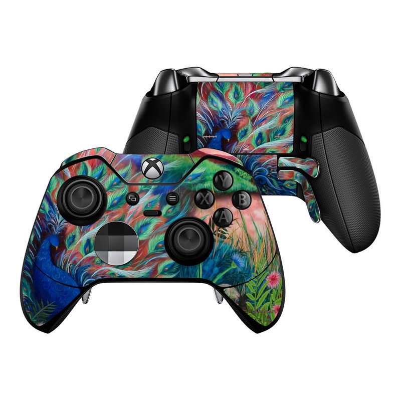 Microsoft Xbox One Elite Controller Skin - Coral Peacock (Image 1)