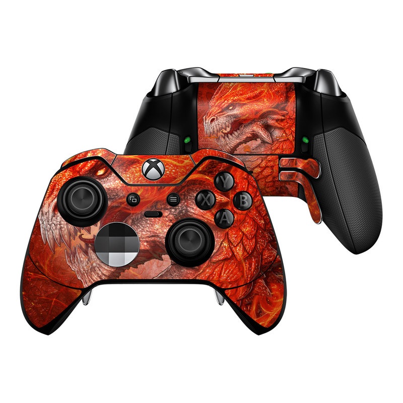 Microsoft Xbox One Elite Controller Skin - Flame Dragon (Image 1)