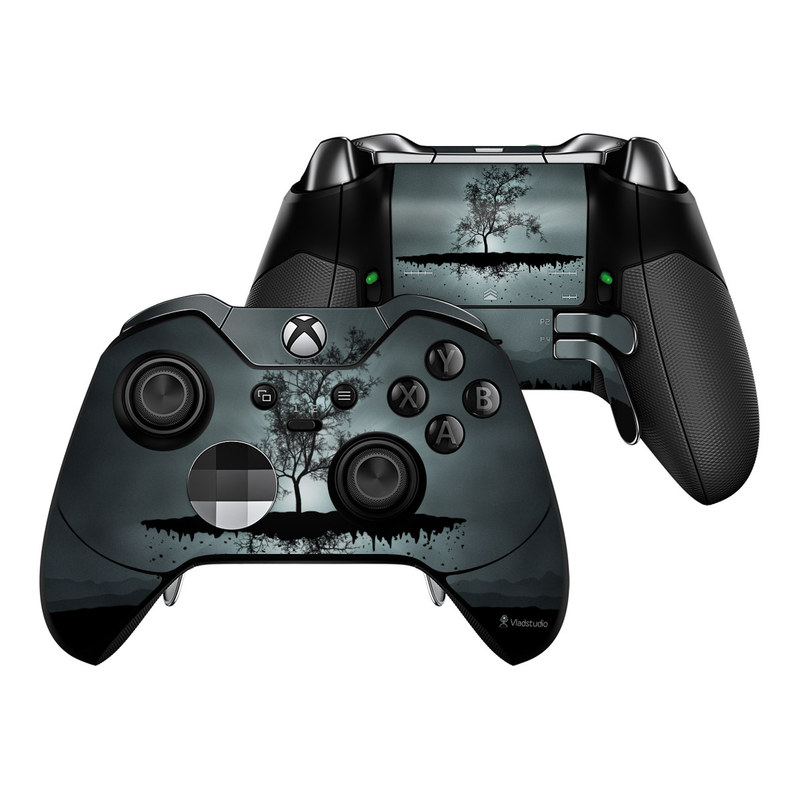 Microsoft Xbox One Elite Controller Skin - Flying Tree Black (Image 1)