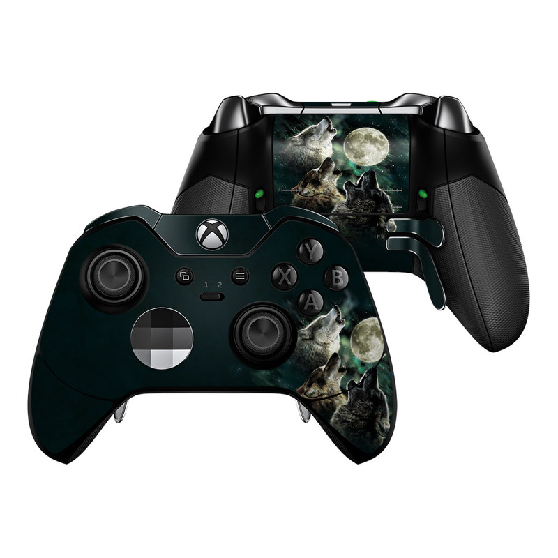 Microsoft Xbox One Elite Controller Skin - Three Wolf Moon (Image 1)