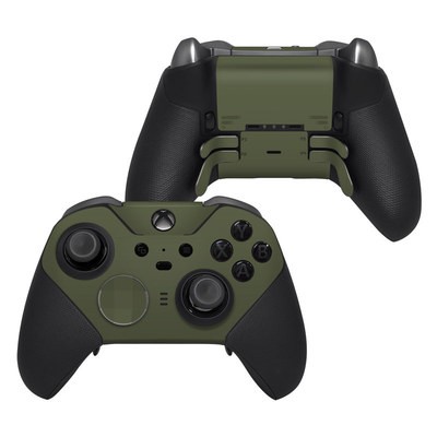 Microsoft Xbox One Elite Controller 2 Skin - Solid State Olive Drab