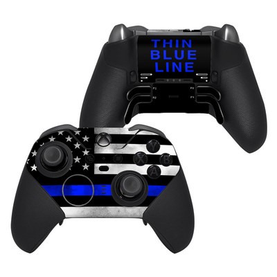 Microsoft Xbox One Elite Controller 2 Skin - Thin Blue Line