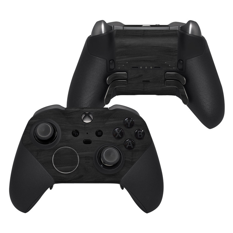 Microsoft Xbox One Elite Controller 2 Skin - Black Woodgrain (Image 1)