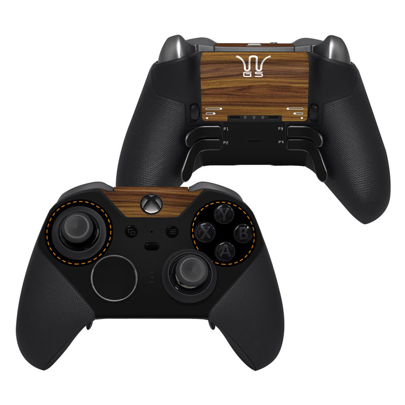 Microsoft Xbox One Elite Controller 2 Skin - Wooden Gaming System (Image 1)