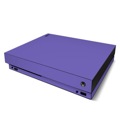 Microsoft Xbox One X Skin - Solid State Purple