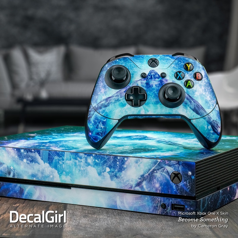 Microsoft Xbox One X Skin - White Marble (Image 3)