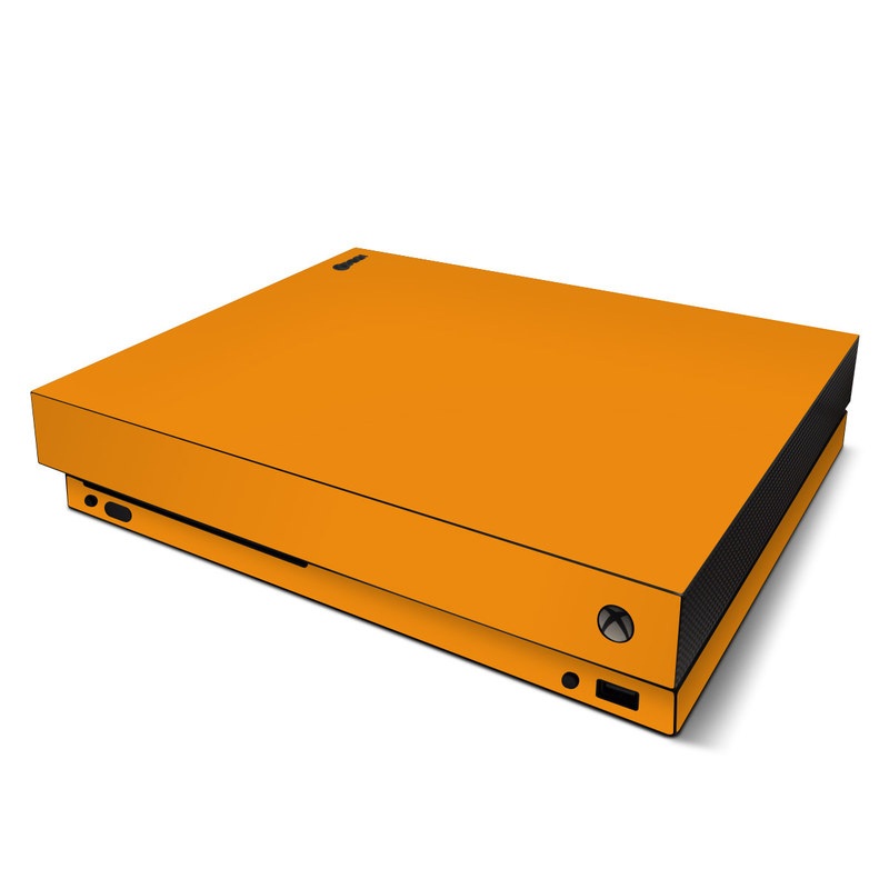 Microsoft Xbox One X Skin - Solid State Orange (Image 1)