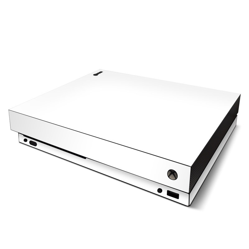 Microsoft Xbox One X Skin - Solid State White (Image 1)