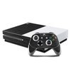 Microsoft Xbox One S Console and Controller Kit Skin - Black Woodgrain