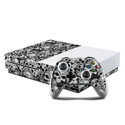 Microsoft Xbox One S Console and Controller Kit Skin - Bones
