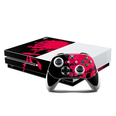 Microsoft Xbox One S Console and Controller Kit Skin - Dead Rose