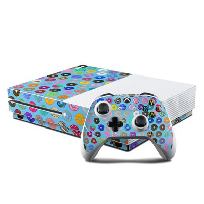 Microsoft Xbox One S Console and Controller Kit Skin - Donut Party