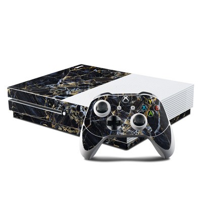 Microsoft Xbox One S Console and Controller Kit Skin - Dusk Marble