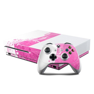 Microsoft Xbox One S Console and Controller Kit Skin - Pink Crush