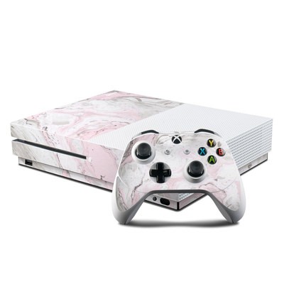 Microsoft Xbox One S Console and Controller Kit Skin - Rosa Marble