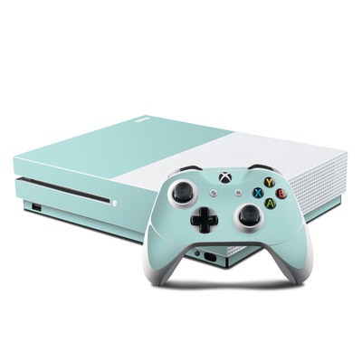 Microsoft Xbox One S Console and Controller Kit Skin - Solid State Mint
