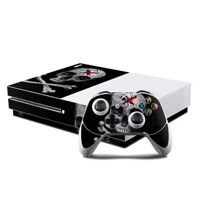 Microsoft Xbox One S Console and Controller Kit Skin - Stigmata Skull