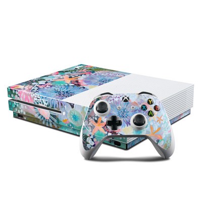Microsoft Xbox One S Console and Controller Kit Skin - Tidepool