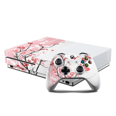 Microsoft Xbox One S Console and Controller Kit Skin - Pink Tranquility