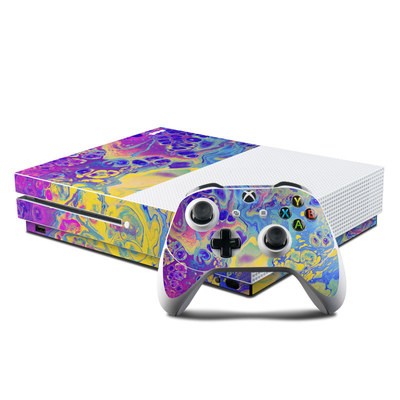 Microsoft Xbox One S Console and Controller Kit Skin - Unicorn Vibe