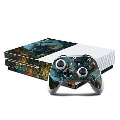 Microsoft Xbox One S Console and Controller Kit Skin - Wings of Death
