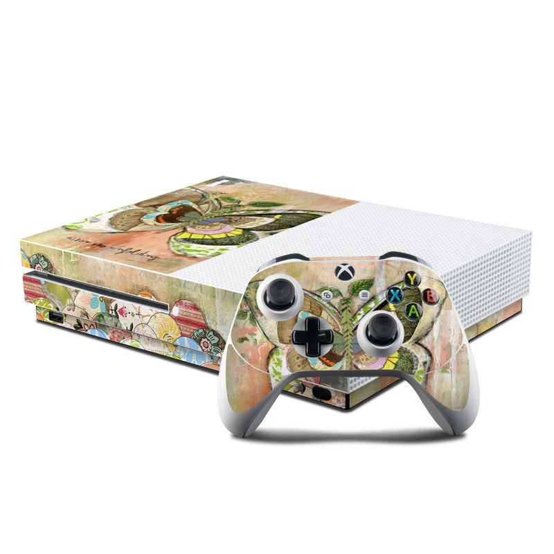 Microsoft Xbox One S Console and Controller Kit Skin - Allow The Unfolding (Image 1)